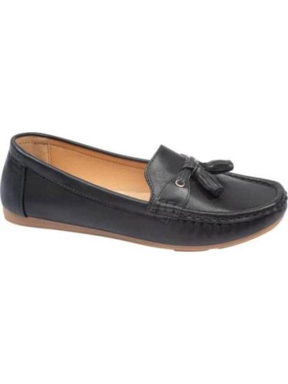 MOCASIN CONFORT CON MOTAS NEGRO SHOSH - Image 2