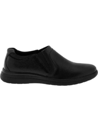 MOCASIN DE PIEL CON ELASTICO NEGRO FLEXI