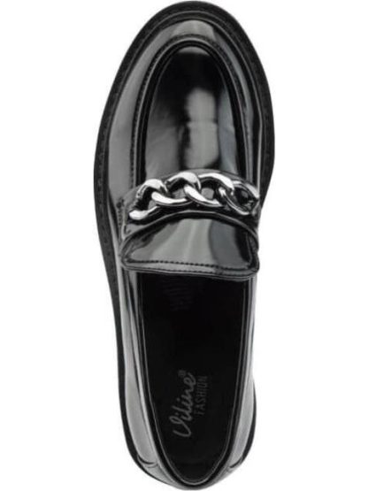 MOCASIN SUELA TRACK CON CADENA NEGRO VI LINE FASHION - Image 3