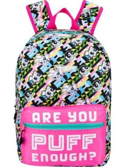 MOCHILA ESCOLAR POWERPUFF GIRL FIUSHA LAS CHICAS SUPER PODEROSAS