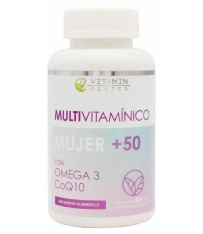 MULTIVITAMINICO MUJER 50 MAS 60 CAP VITAMIN CENTER