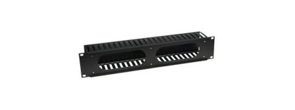 INTELLINET ORGANIZADOR HORIZONTAL DE CABLES CON TAPA DE PLASTICO PARA RACK-GABINETE 19 2U - Image 3