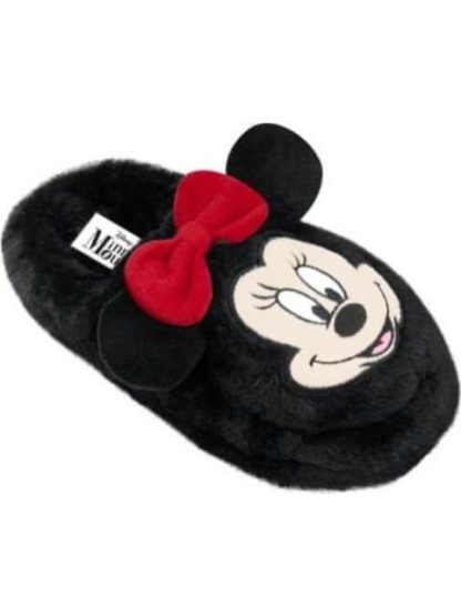 PANTUFLA MINNIE NEGRO MINNIE MOUSE