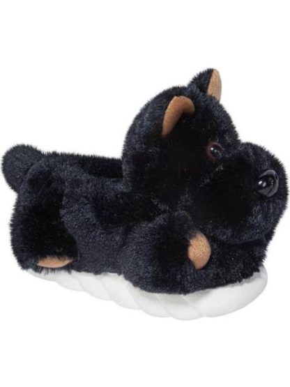 PANTUFLA PELUCHE PERRO NEGRO SCHATZ KIDS - Image 2