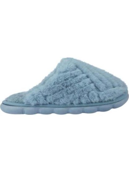 PANTUFLA ZUECO PELUCHE AZUL LOVE TO LOUNGE