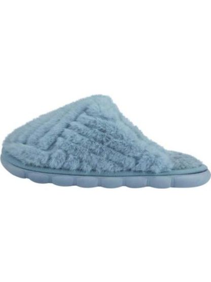 PANTUFLA ZUECO PELUCHE AZUL LOVE TO LOUNGE - Image 5