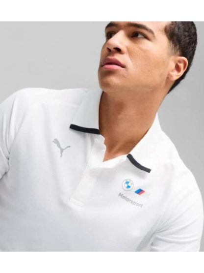 PLAYERA BMW MMS POLO BLANCO PUMA - Image 6