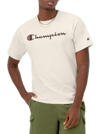 PLAYERA CLASSIC GRAPHIC TEE BEIGE CHAMPION