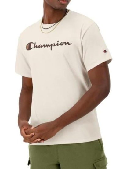 PLAYERA CLASSIC GRAPHIC TEE BEIGE CHAMPION - Image 2