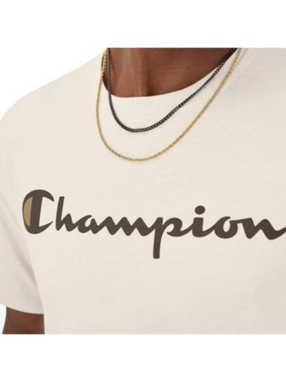 PLAYERA CLASSIC GRAPHIC TEE BEIGE CHAMPION - Image 4