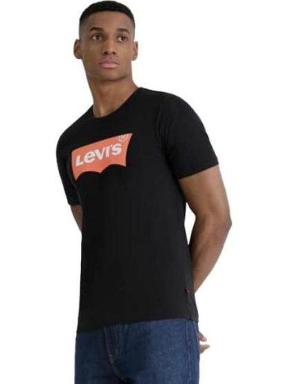 PLAYERA ESTAMPADO NEGRO LEVIS STRAUSS