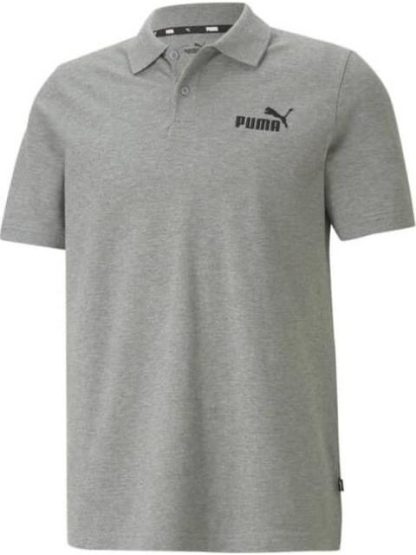 PLAYERA POLO ESS PIQUE GRIS PUMA