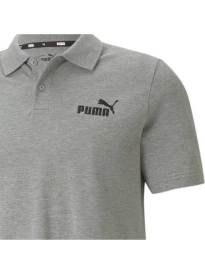 PLAYERA POLO ESS PIQUE GRIS PUMA - Image 3