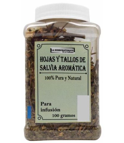 SALVIA AROMATICA HOJAS Y TALLOS 100 G LA HERBONATURISTA