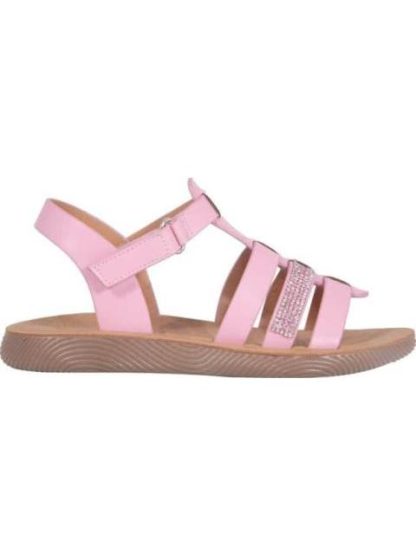 SANDALIA CON PEDRERIA ROSA VIVIS SHOES KIDS