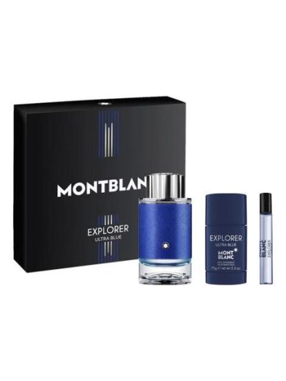 SET MONTBLANC EXPLORER ULTRA BLUE 100ML EDP