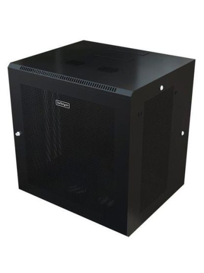 STARTECH  GABINETE ABISAGRADO DE PARED 12U HASTA 90KG NEGRO