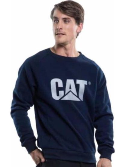 SUDADERA CAT CREW M AZUL MARINO CATERPILLAR