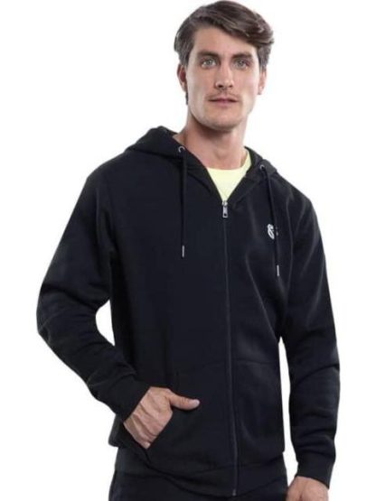 SUDADERA K-SWISS HOOD FZ NEGRO K-SWISS