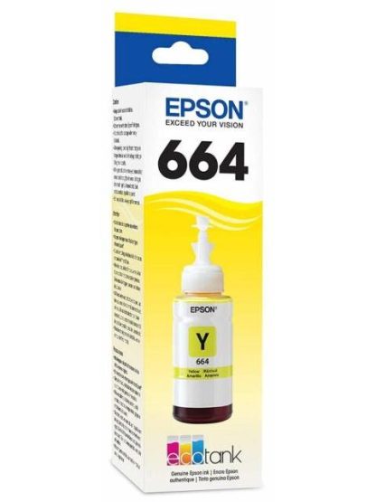 TANQUE DE TINTA (ECOTANK) EPSON 664 AMARILLO 70ML