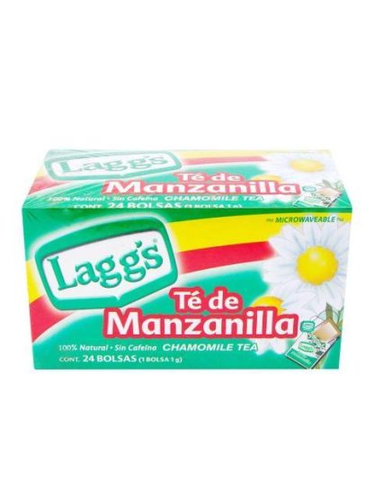 TE DE MANZANILLA LAGGS PAQUETE CON 24 SOBRES