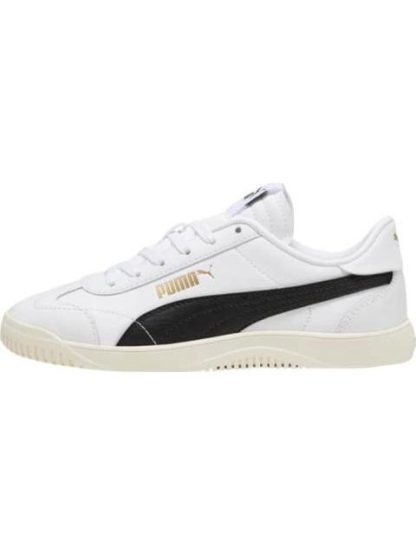 TENIS CASUAL PUMA CLUB 5V5 JR BLANCO/NEGRO PUMA