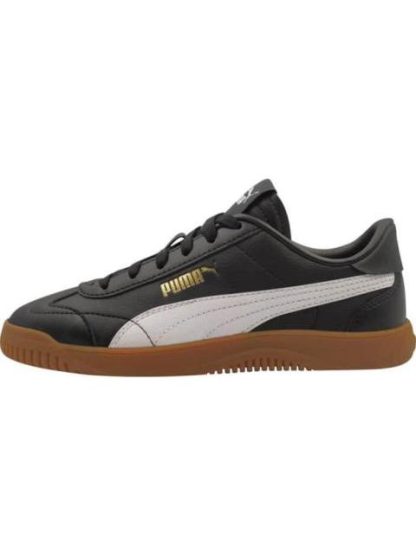 TENIS CASUAL PUMA CLUB 5V5 JR BLANCO/NEGRO PUMA