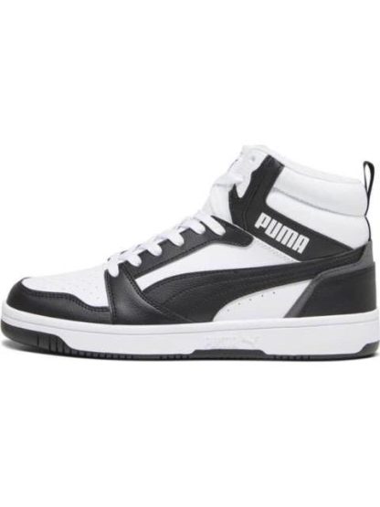 TENIS CASUAL REBOUND V6 BLANCO/NEGRO PUMA