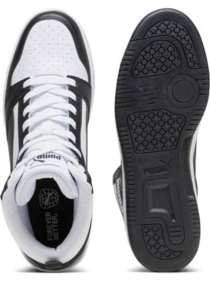 TENIS CASUAL REBOUND V6 BLANCO/NEGRO PUMA - Image 3