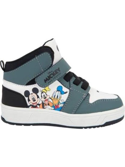 TENIS CASUAL URBANO BOTA DISNEY BLANCO MICKEY