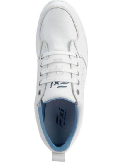 TENIS DE PIEL CON AGUJETA BLANCO FLEXI - Image 3