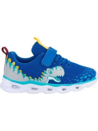 TENIS URBANO CHOCLO CON LUCES AZUL URBAN SHOES