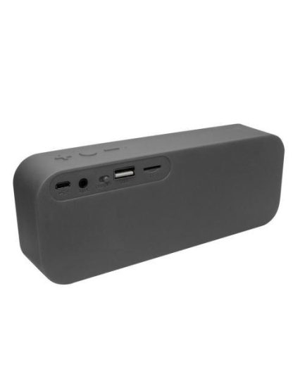 VORAGO BOCINA PORTATIL BSP-150 BLUETOOTH ALAMBRICO-INALAMBRICO 2.0 CANALES 6W RMS USB GRIS - Image 5