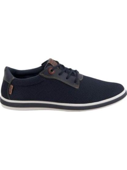 ZAPATO CASUAL DERBY AZUL LEVIS