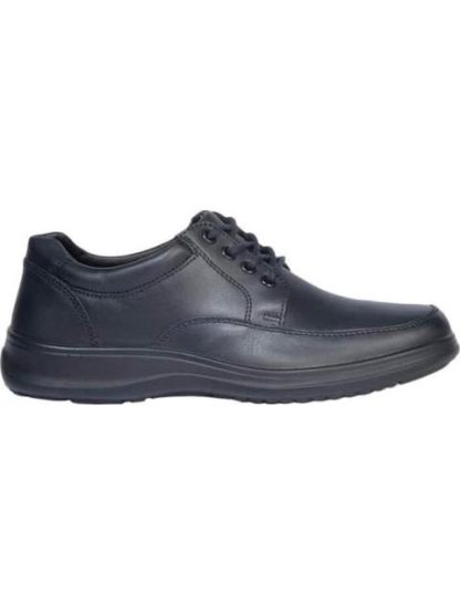 ZAPATO DERBY DE PIEL NEGRO FLEXI