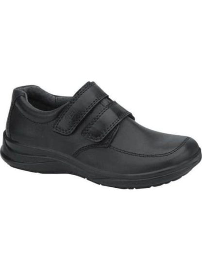 ZAPATO ESCOLAR DE PIEL NEGRO FLEXI