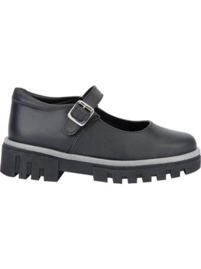 ZAPATO ESCOLAR DE PIEL NEGRO VIVIS SHOES