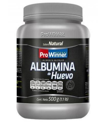 ALBUMINA DE HUEVO NATURAL 500 GR. PRONAT