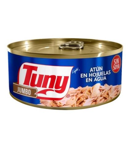 ATUN LIGHT JUMBO EN AGUA TUNY 295 GR