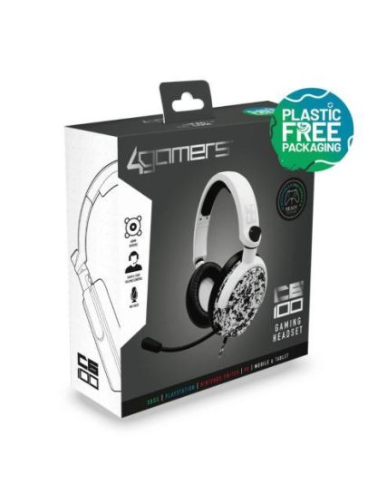 AURICULARES PARA JUEGOS 4GAMERS C6100CAMOWHT4G (CAMUFLAJE BLANCO) - Image 5