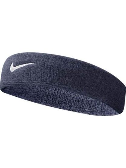 BANDA PARA CABEZA SWOOSH HEADBAND AZUL MARINO NIKE