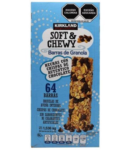 BARRA DE GRANOLA CHOCOLATE 24 G KIRKLAND C 64