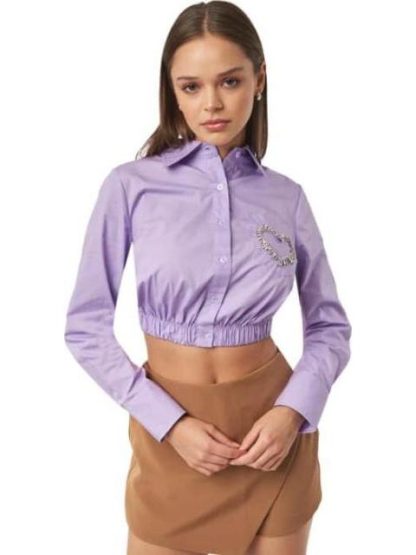 CAMISA CROP MORADO HOLLY LAND - Image 2