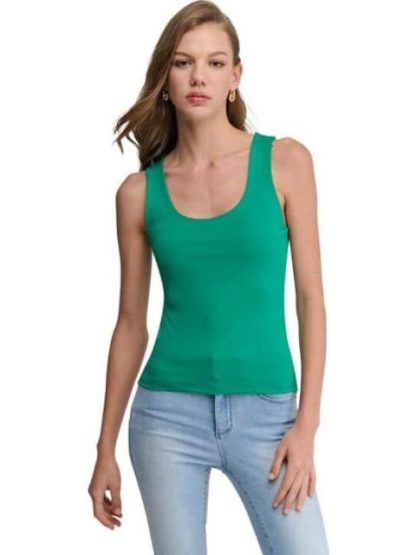 BLUSA SIN MANGAS VERDE HOLLY LAND