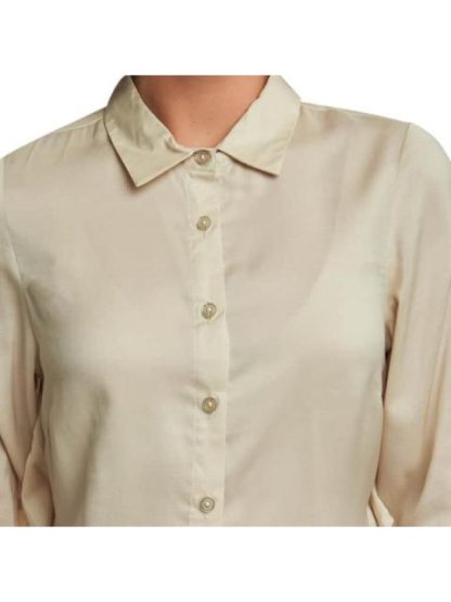 CAMISA MANGA LARGA BEIGE HOLLY LAND - Image 5