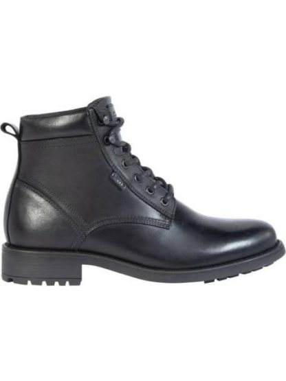 BOTA CASUAL DE PIEL NEGRO LEVIS