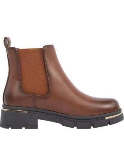 BOTA CHELSEA SUELA TRACK COGNAC TIERRA BENDITA