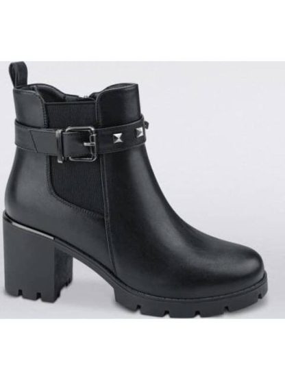 BOTA CHELSEA SUELA TRACK NEGRO TIERRA BENDITA