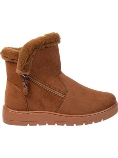 BOTA CONFORT FORRO PELUCHE CAMEL SHOSH