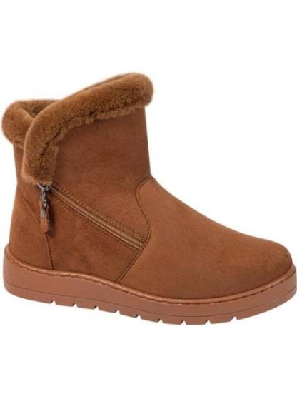 BOTA CONFORT FORRO PELUCHE CAMEL SHOSH - Image 2